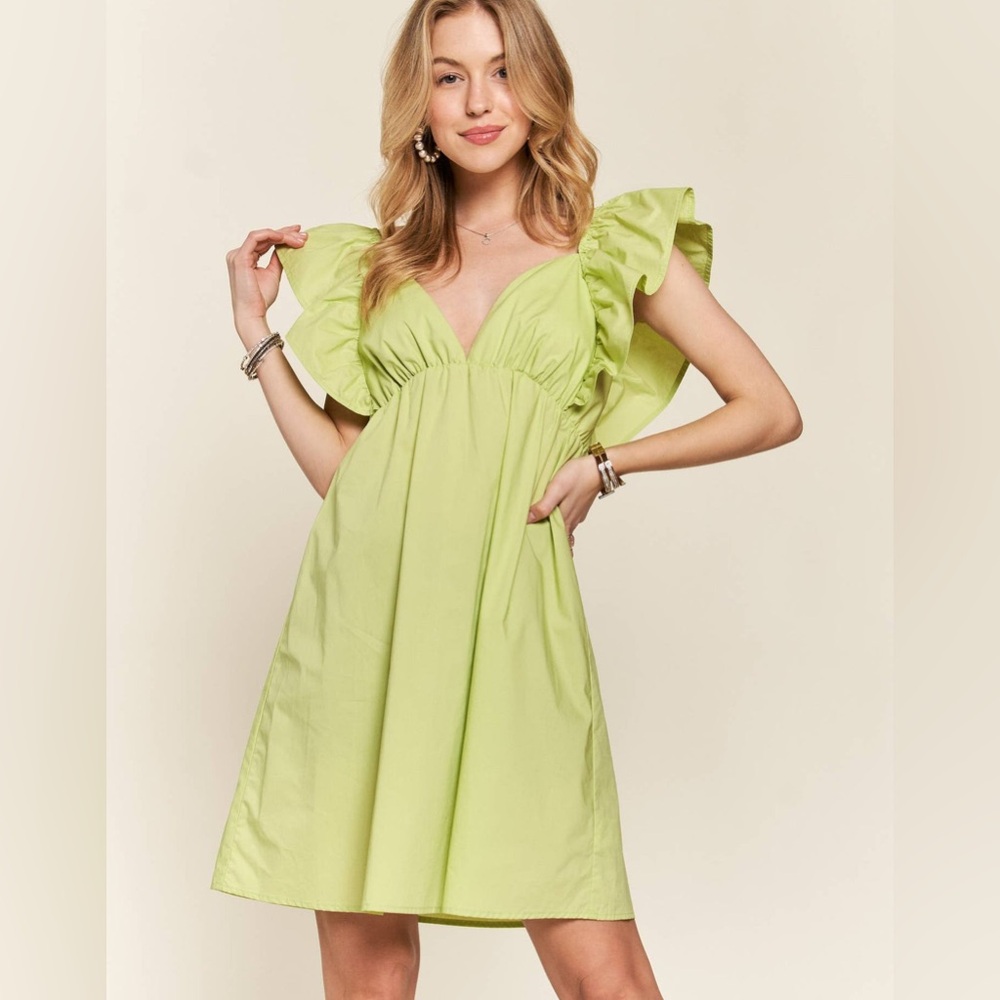 Madelyn Key Lime Pie Dress Size M NWOT